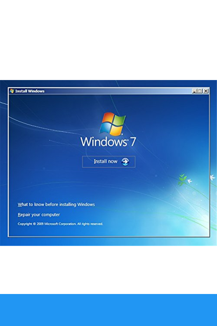 Microsoft Windows 7 Repair Disc